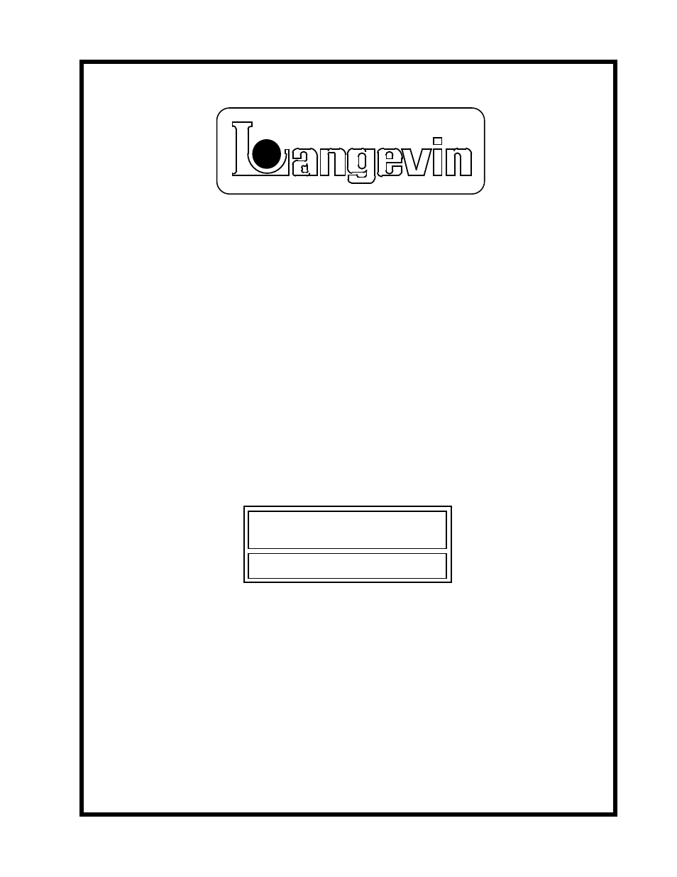 Manley Langevin CR3A 1990 - 2001 User Manual | 6 pages