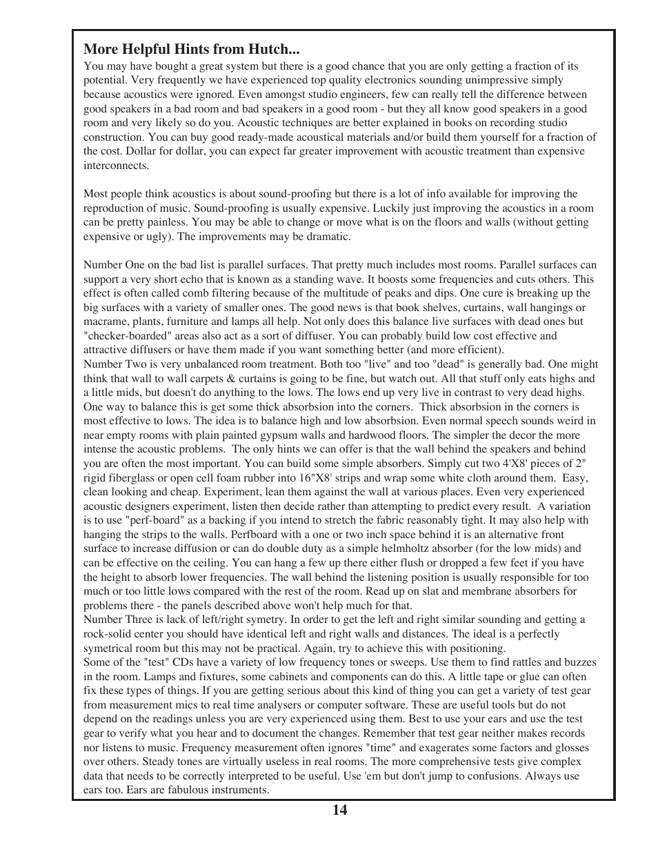 Manley SNAPPER User Manual | Page 14 / 16