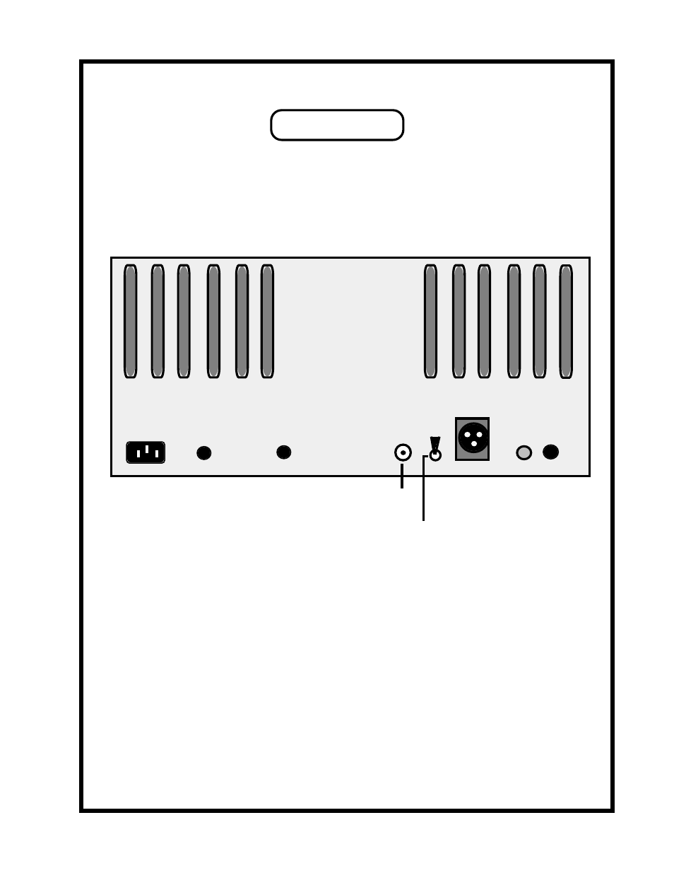 Rear view | Manley 500 / 200 WATT MONOBLOCK User Manual | Page 7 / 12