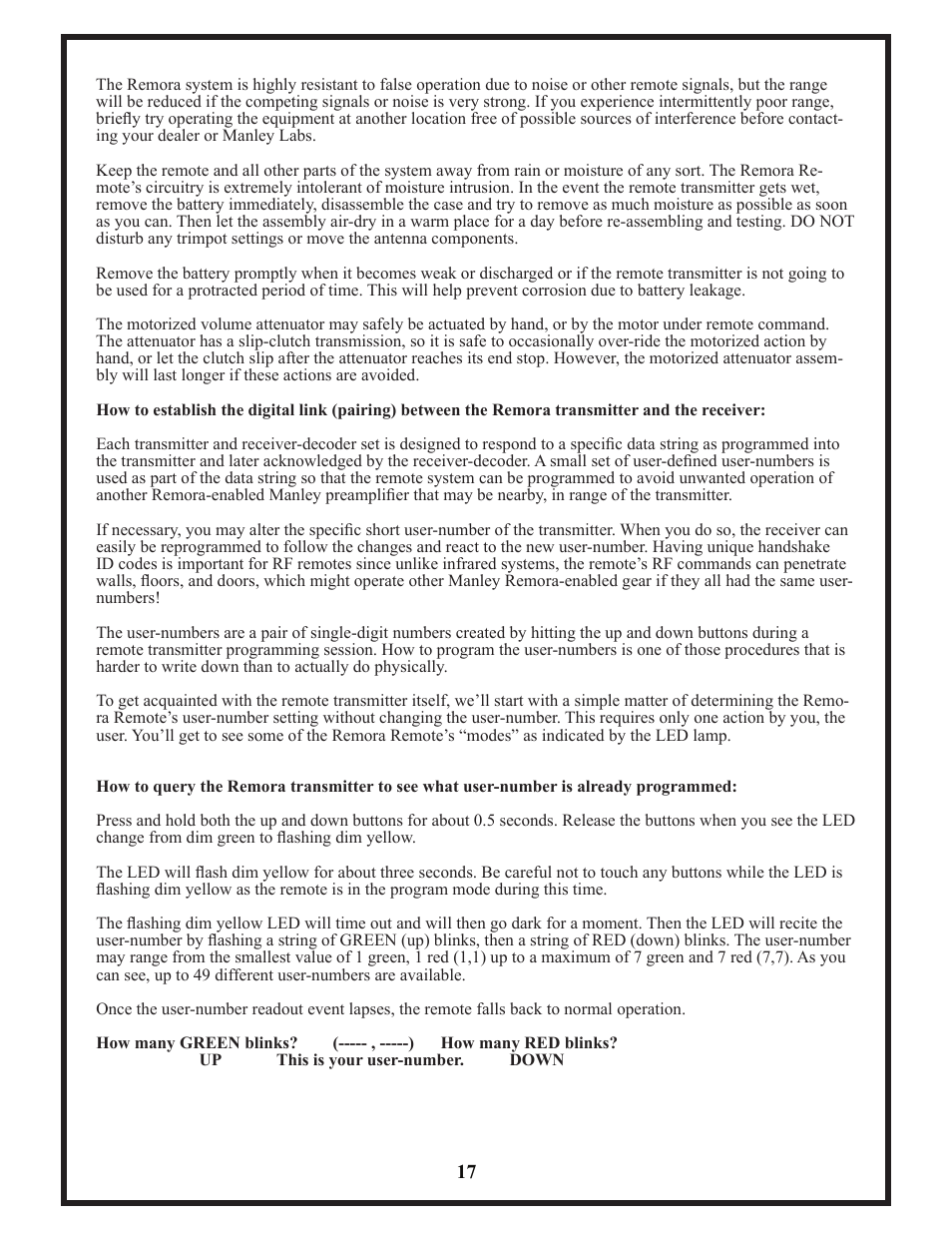 Manley JUMBO SHRIMP User Manual | Page 17 / 19