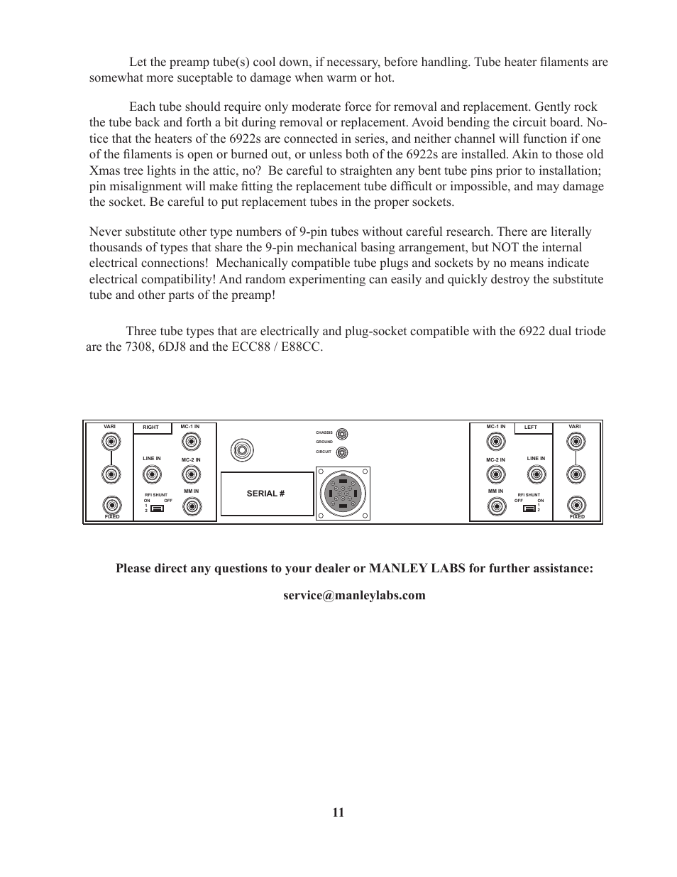 Manley STEELHEAD RC User Manual | Page 11 / 19