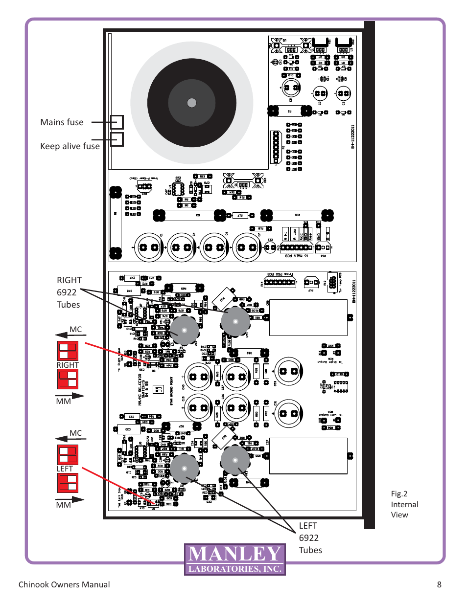 Manley | Manley MOVING COIL & MOVING MAGNET PHONOGRAPH PREAMPILFIER User Manual | Page 10 / 13