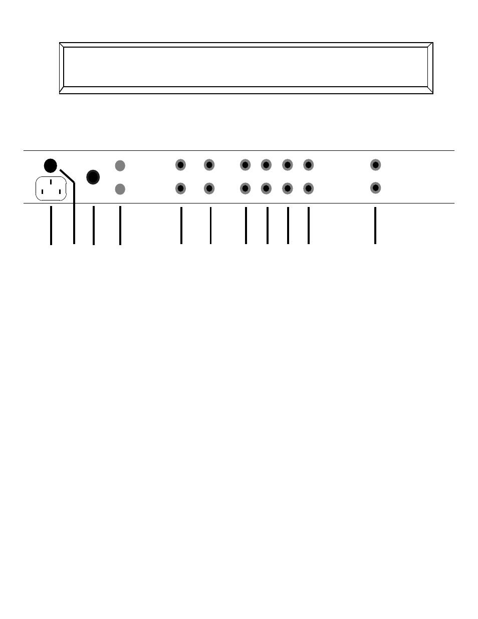 Rear panel | Manley LANGEVIN ALL-DISCRETE LINE PREAMPLIFIER User Manual | Page 6 / 11