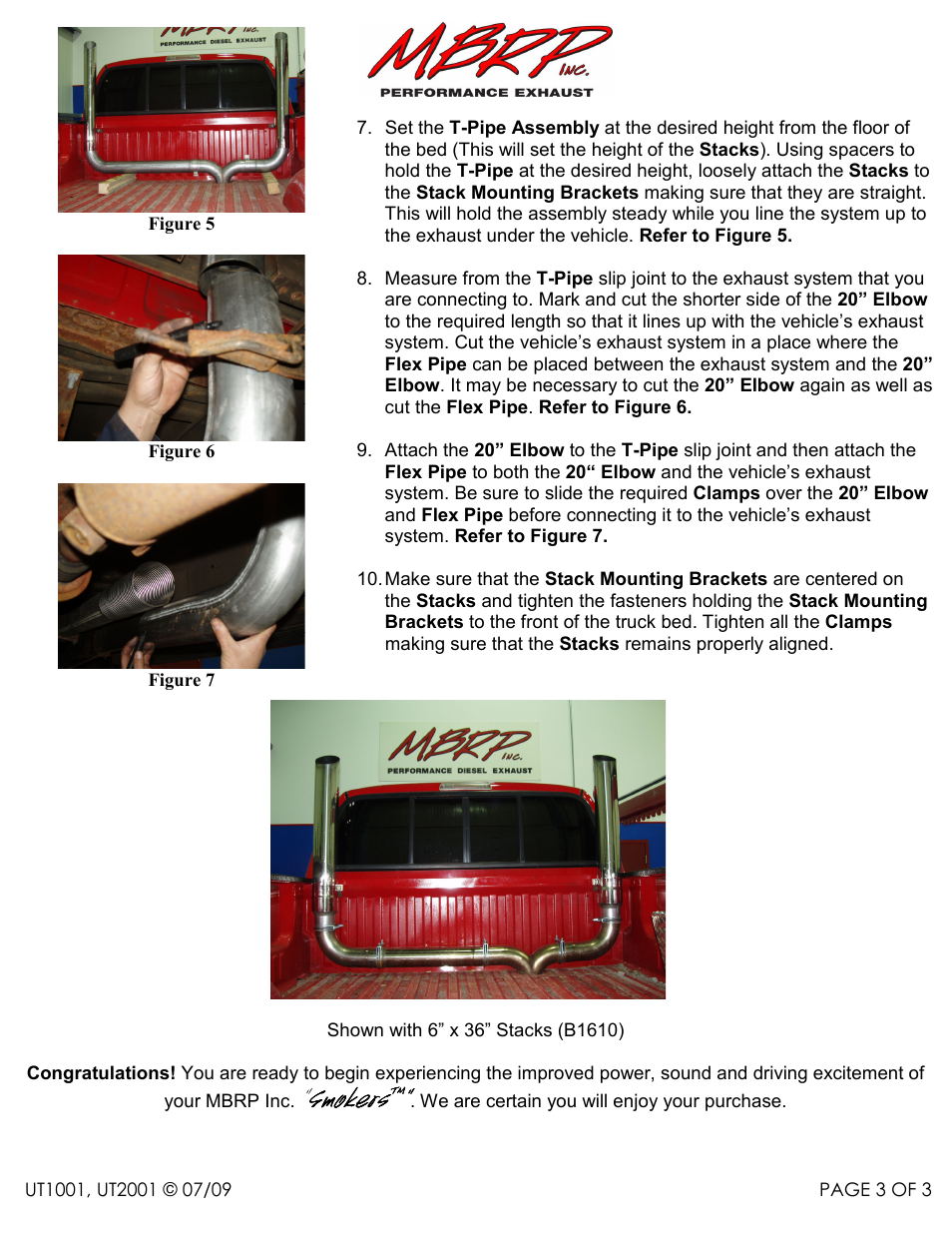 Smokers | MBRP UT1001 User Manual | Page 3 / 3