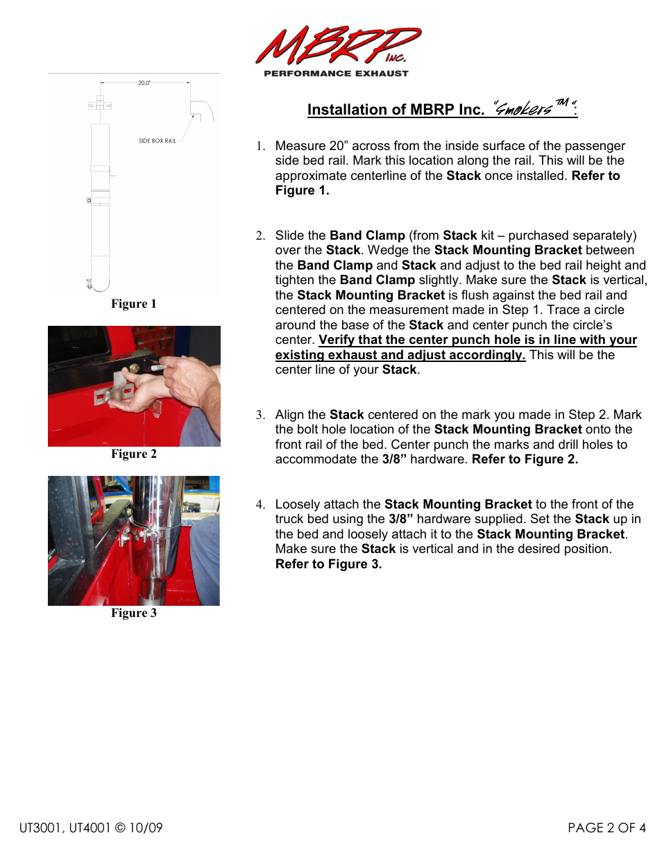 Smokers | MBRP UT3001 User Manual | Page 2 / 4