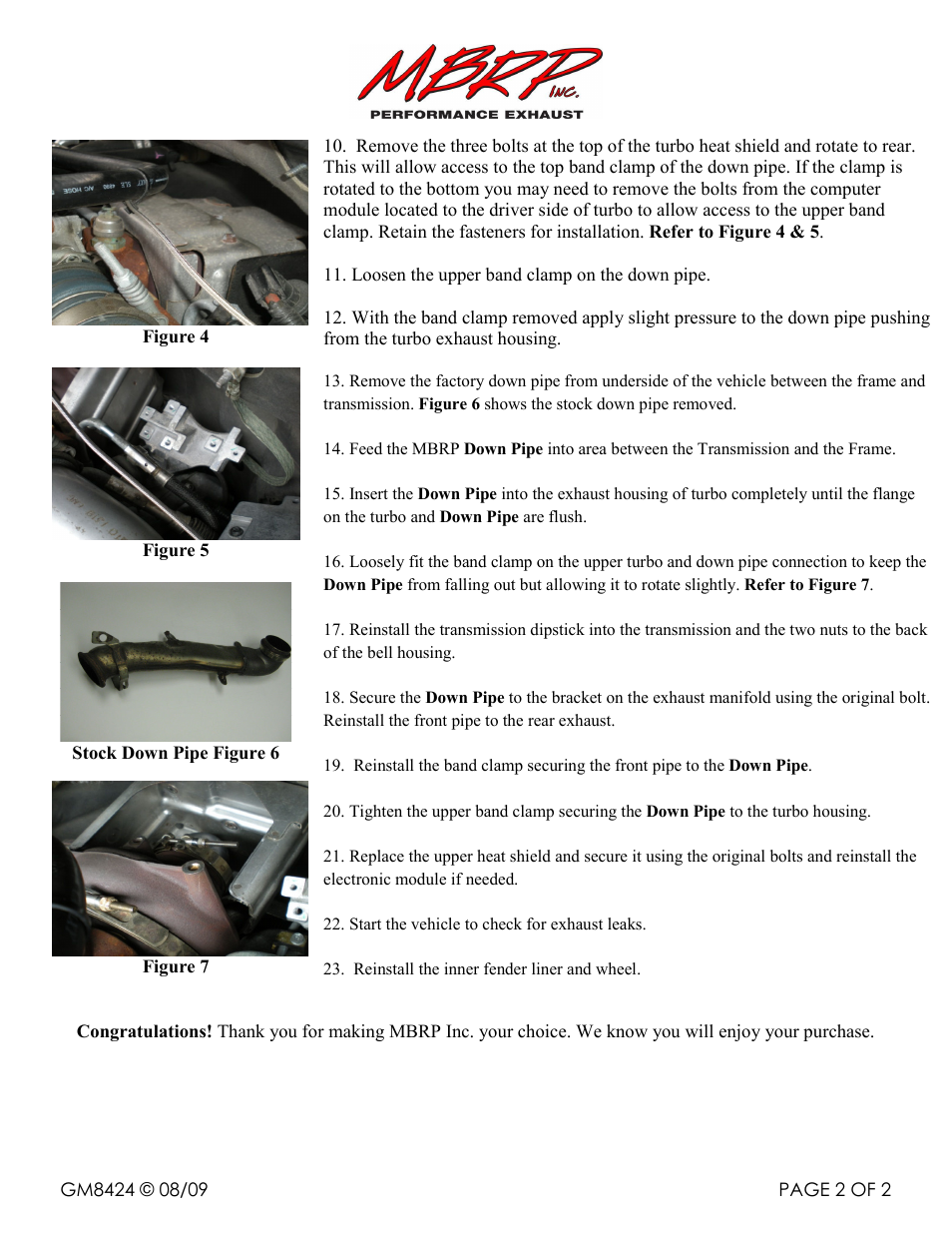 MBRP GM8424 User Manual | Page 2 / 2