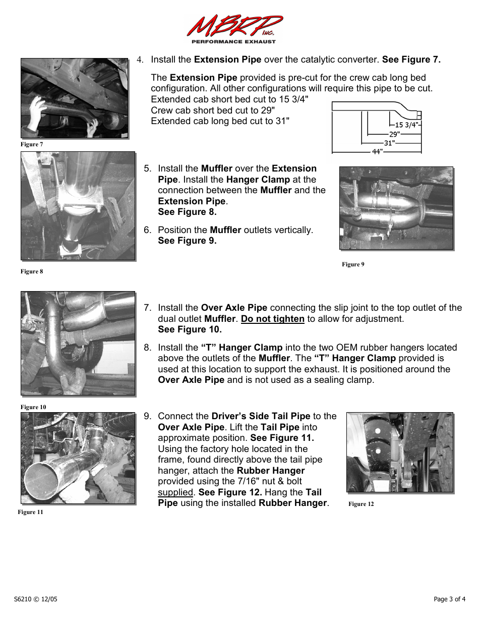 MBRP S6210 User Manual | Page 3 / 4