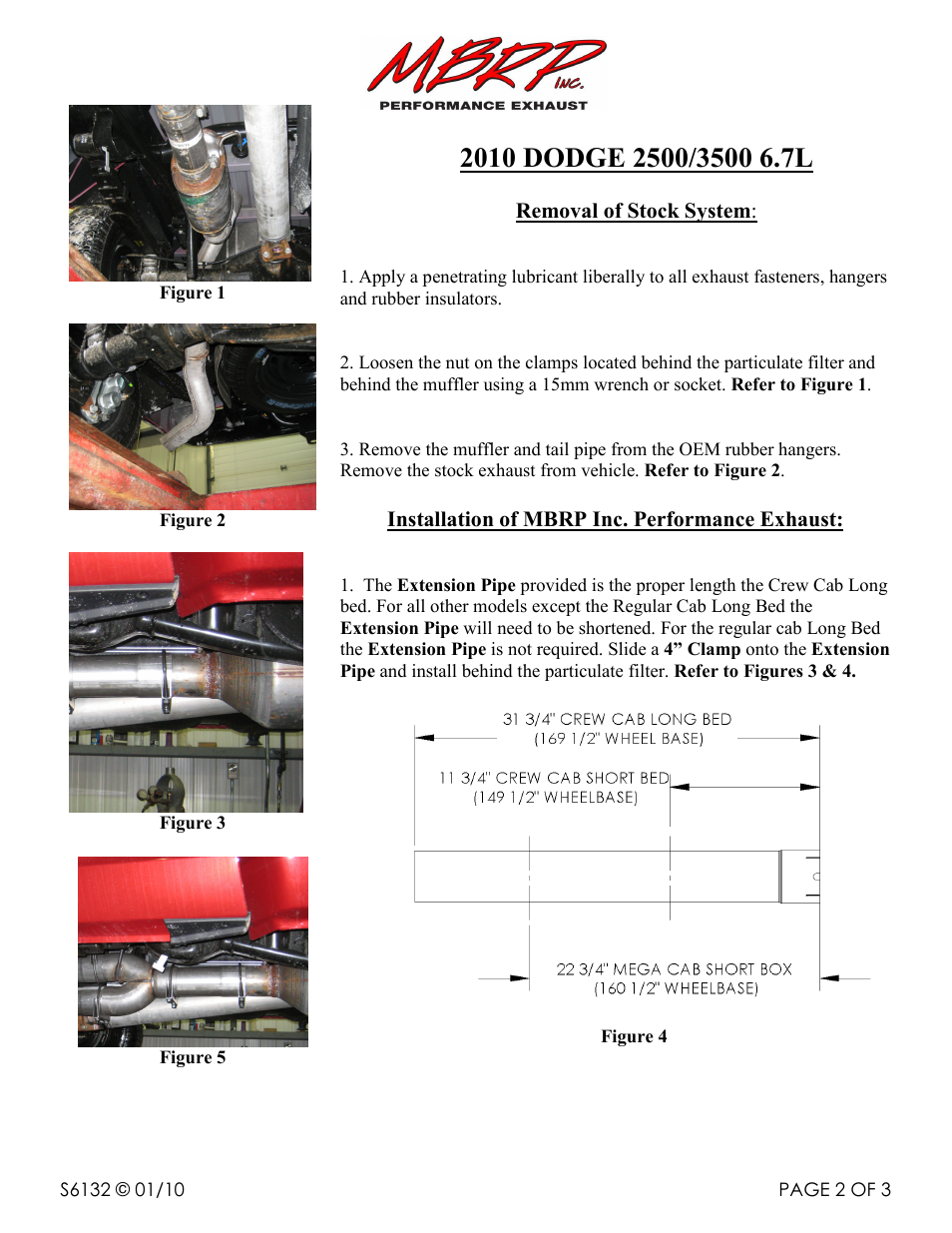 MBRP S6132 User Manual | Page 2 / 3