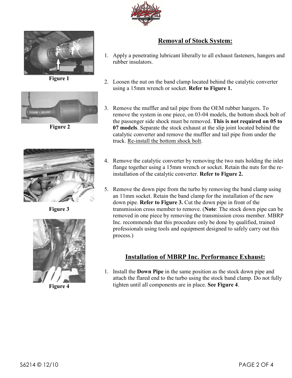 MBRP S6214 User Manual | Page 2 / 4