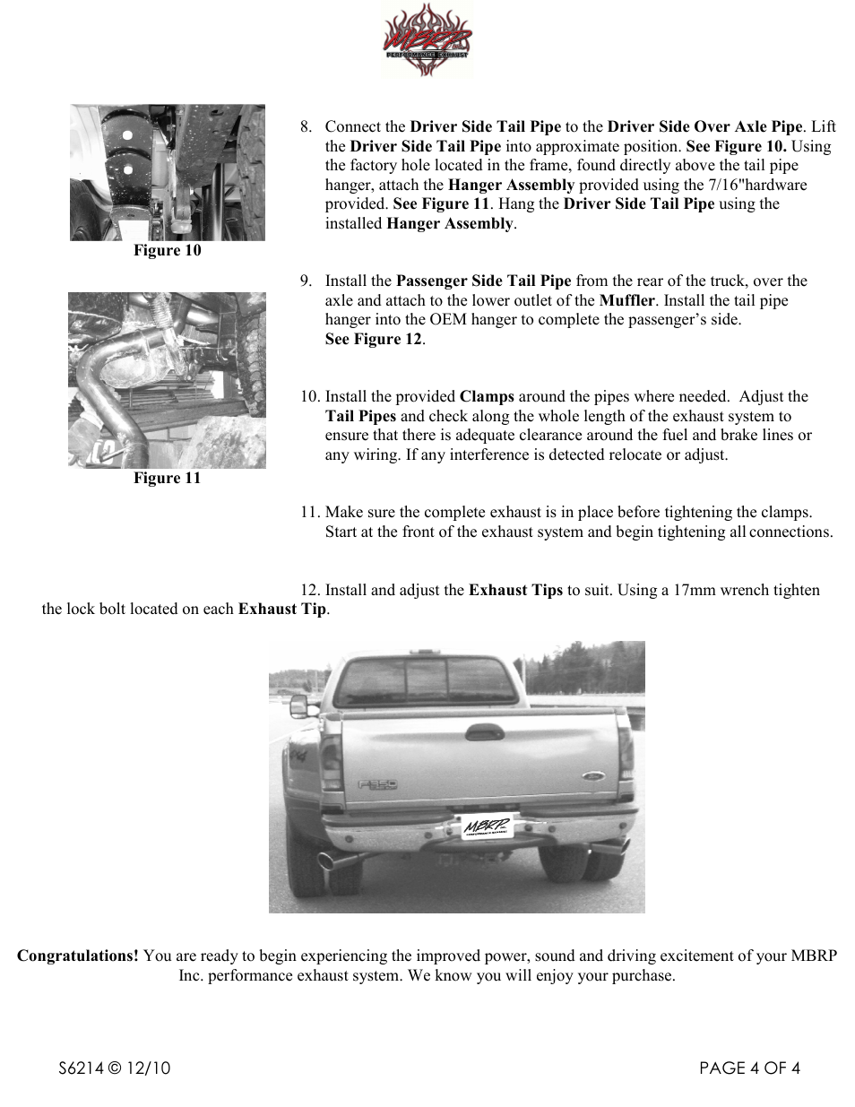 MBRP S6214 User Manual | Page 4 / 4