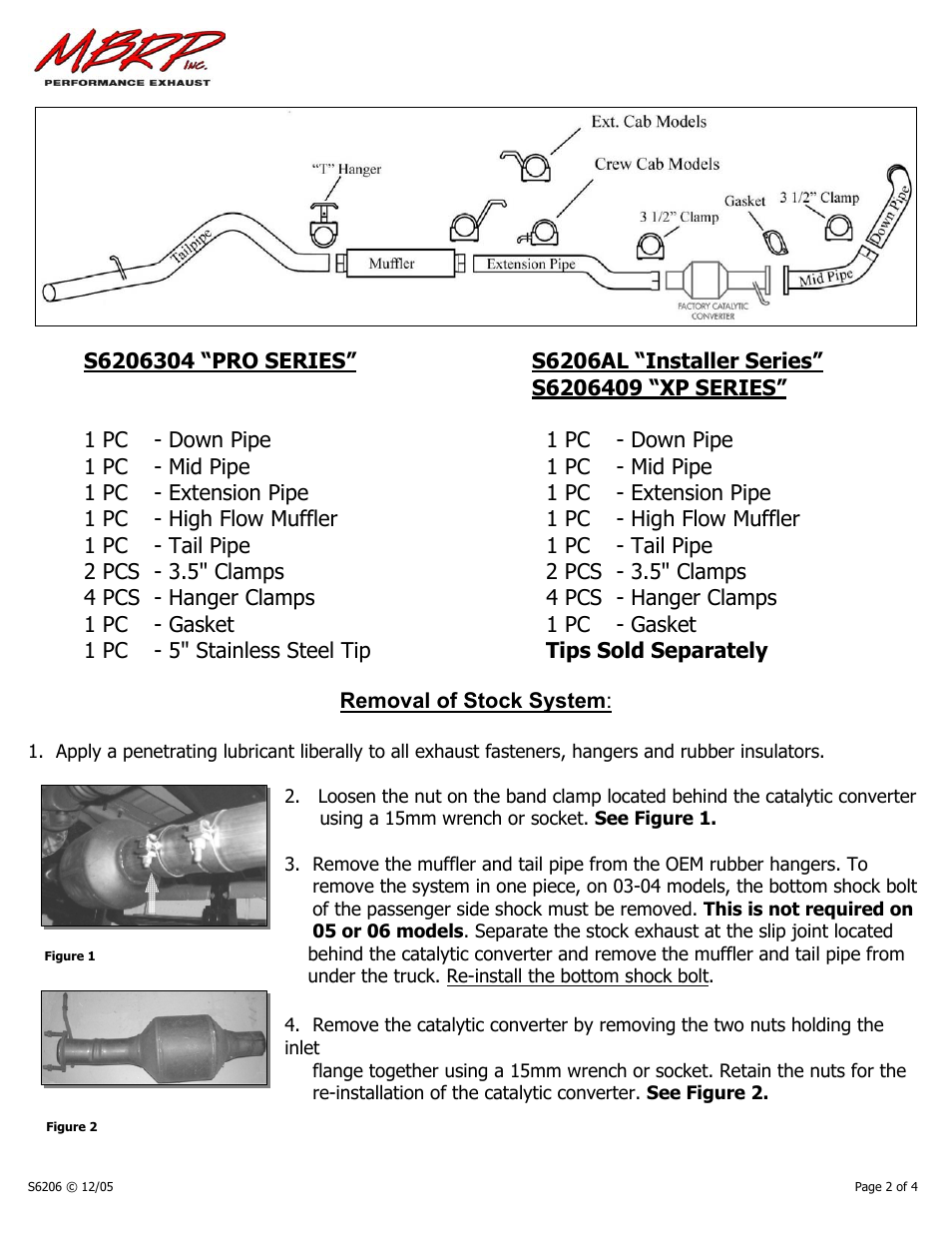 MBRP S6206 User Manual | Page 2 / 4