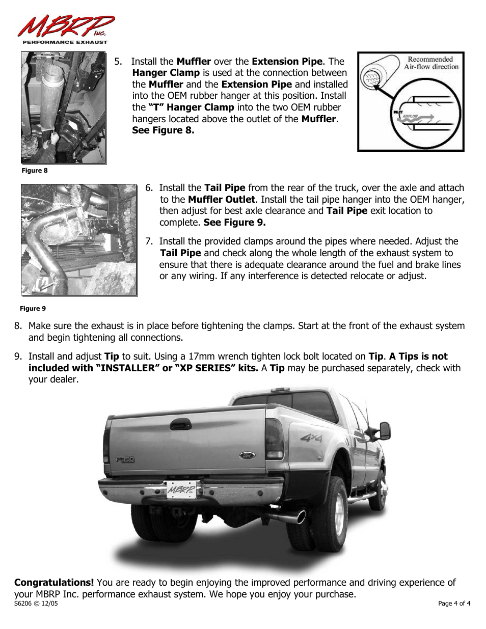 MBRP S6206 User Manual | Page 4 / 4