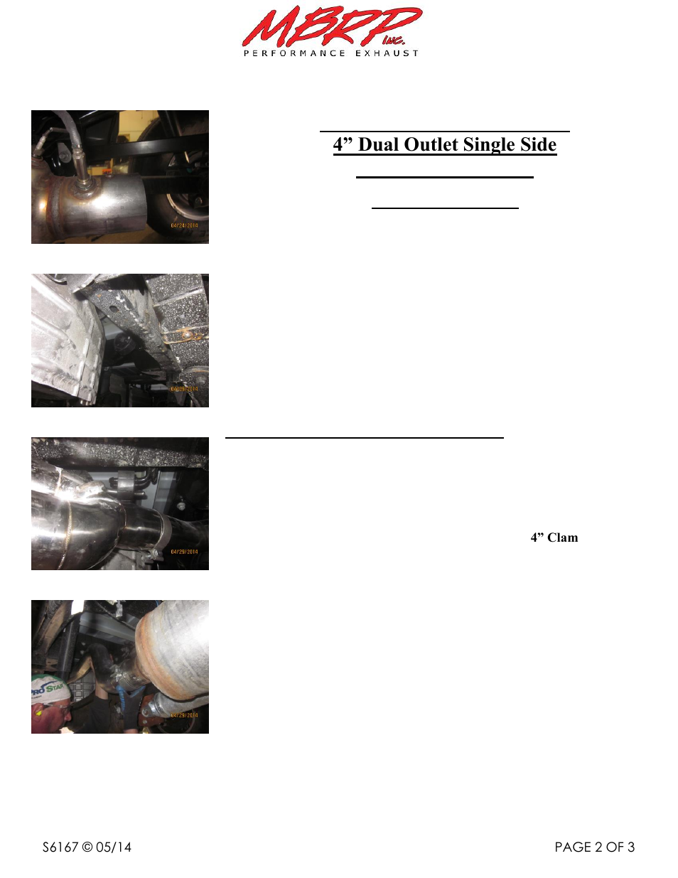 MBRP S6167 User Manual | Page 2 / 3