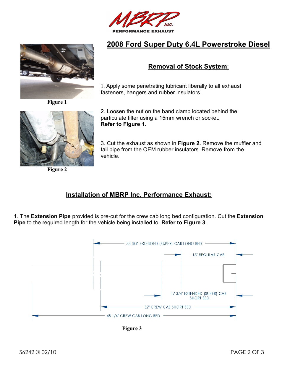 MBRP S6242 User Manual | Page 2 / 3