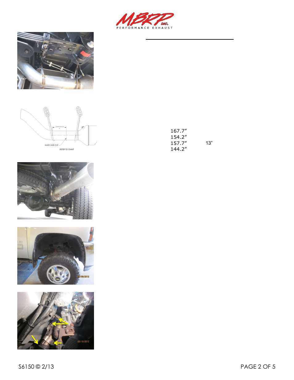 Removal of stock component | MBRP S6050 User Manual | Page 2 / 5