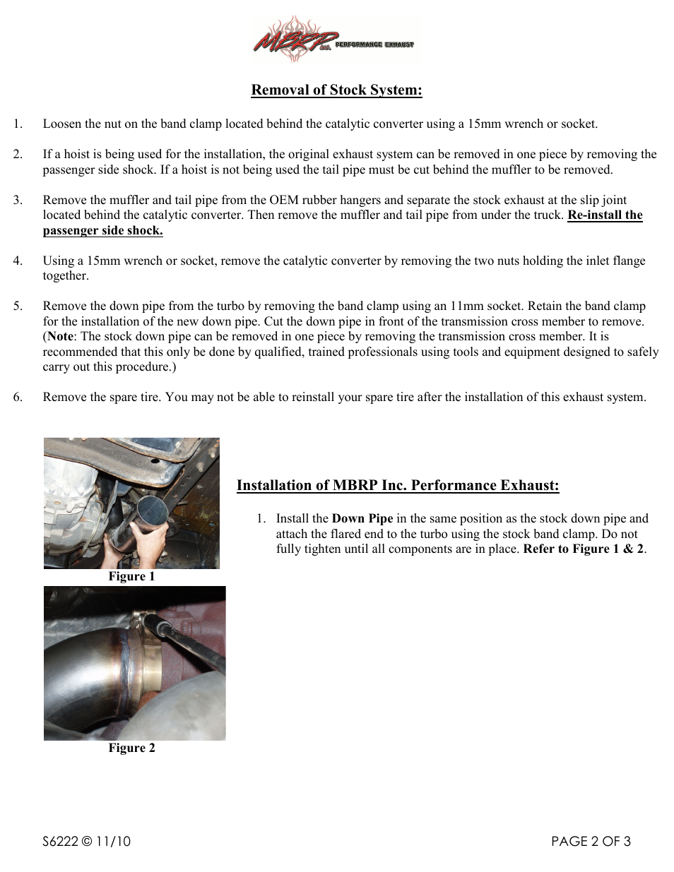 MBRP S6222 User Manual | Page 2 / 3
