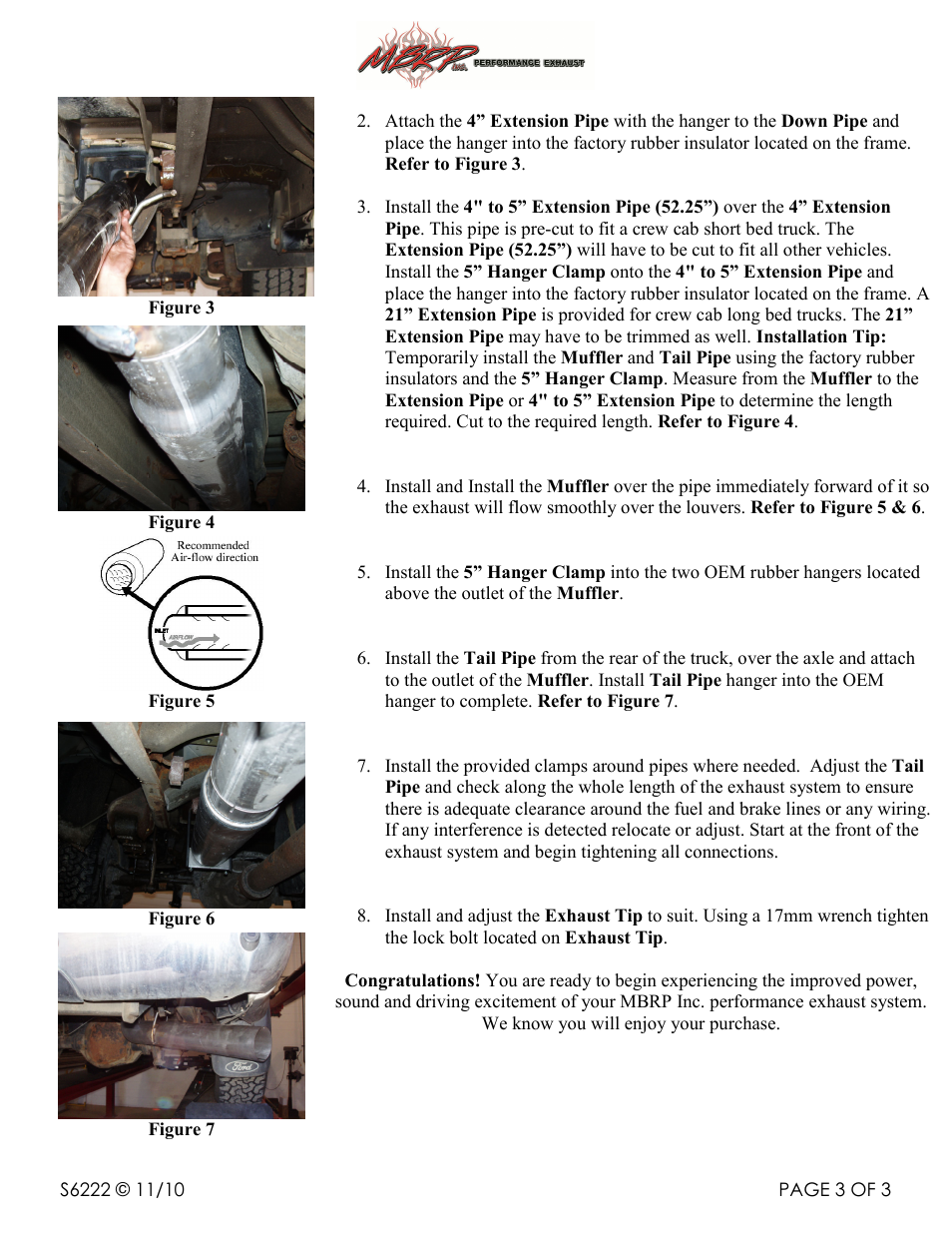 MBRP S6222 User Manual | Page 3 / 3