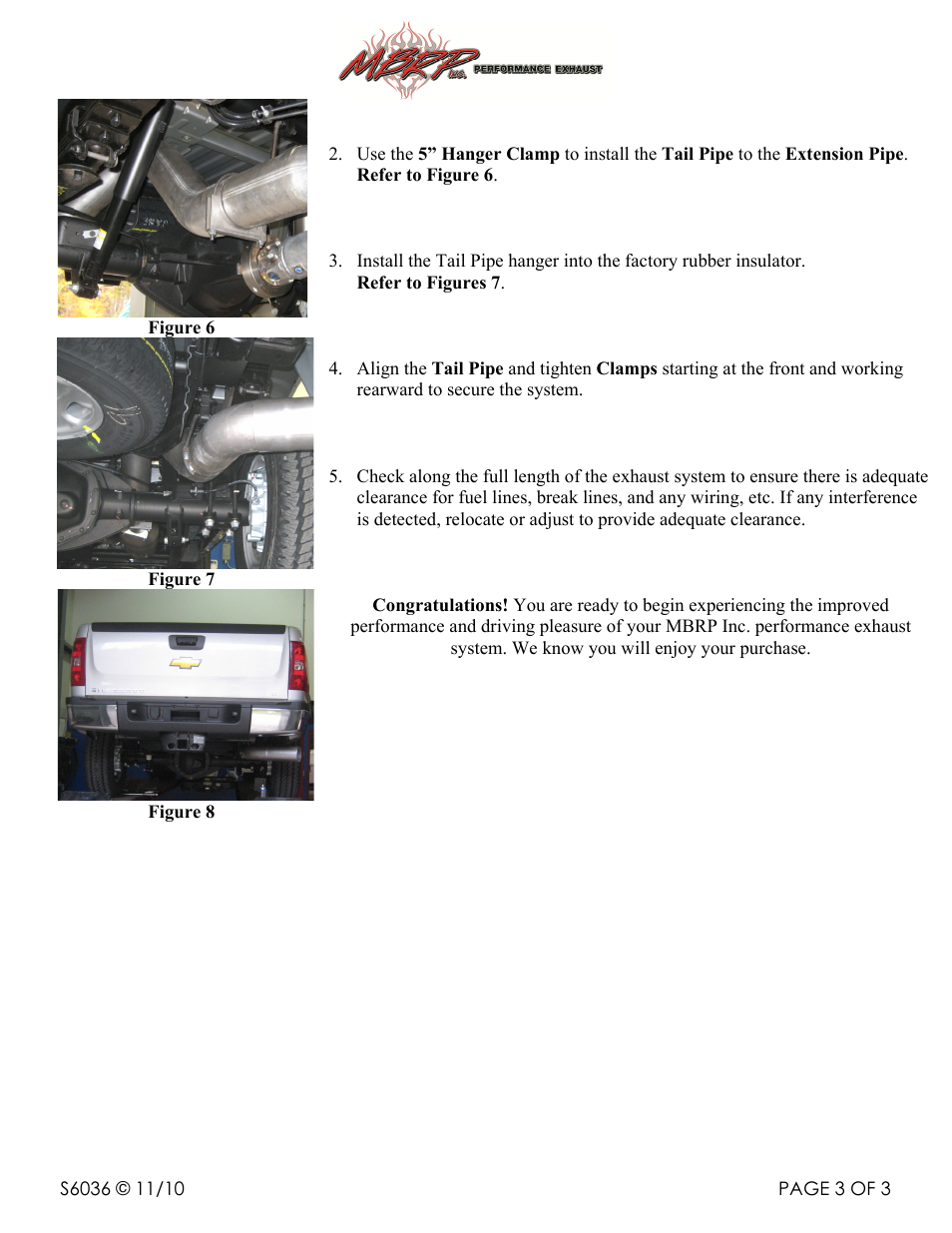 MBRP S6036 User Manual | Page 3 / 3