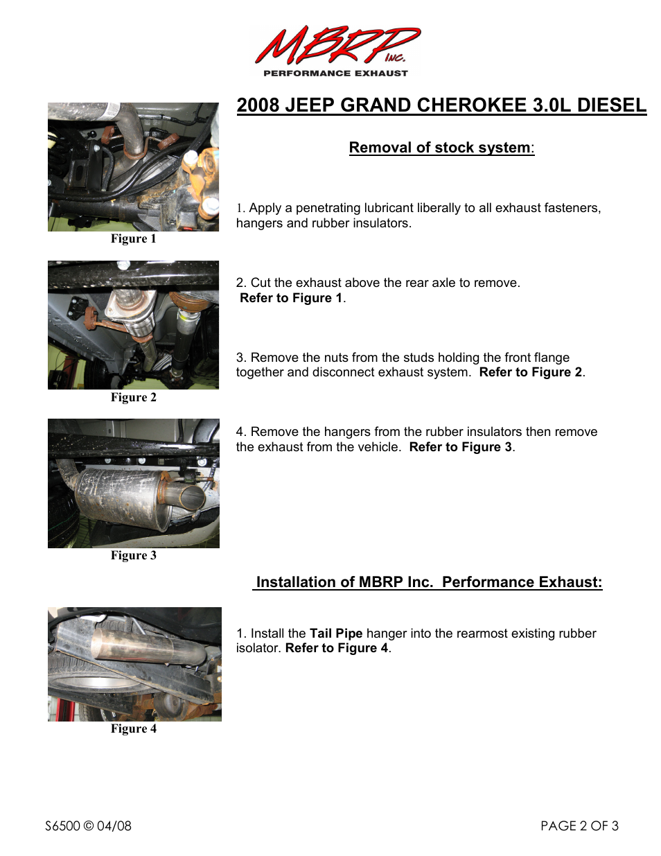 MBRP S6500 User Manual | Page 2 / 3