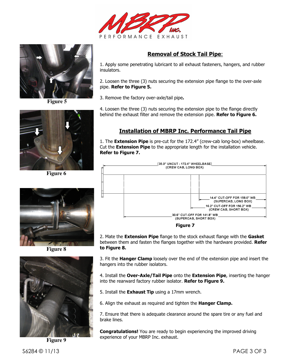 MBRP S6284409 User Manual | Page 3 / 3