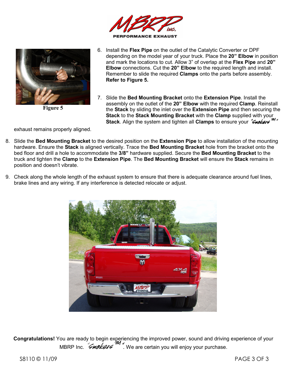 Smokers smokers smokers smokers, Smokers | MBRP S8110 User Manual | Page 3 / 3