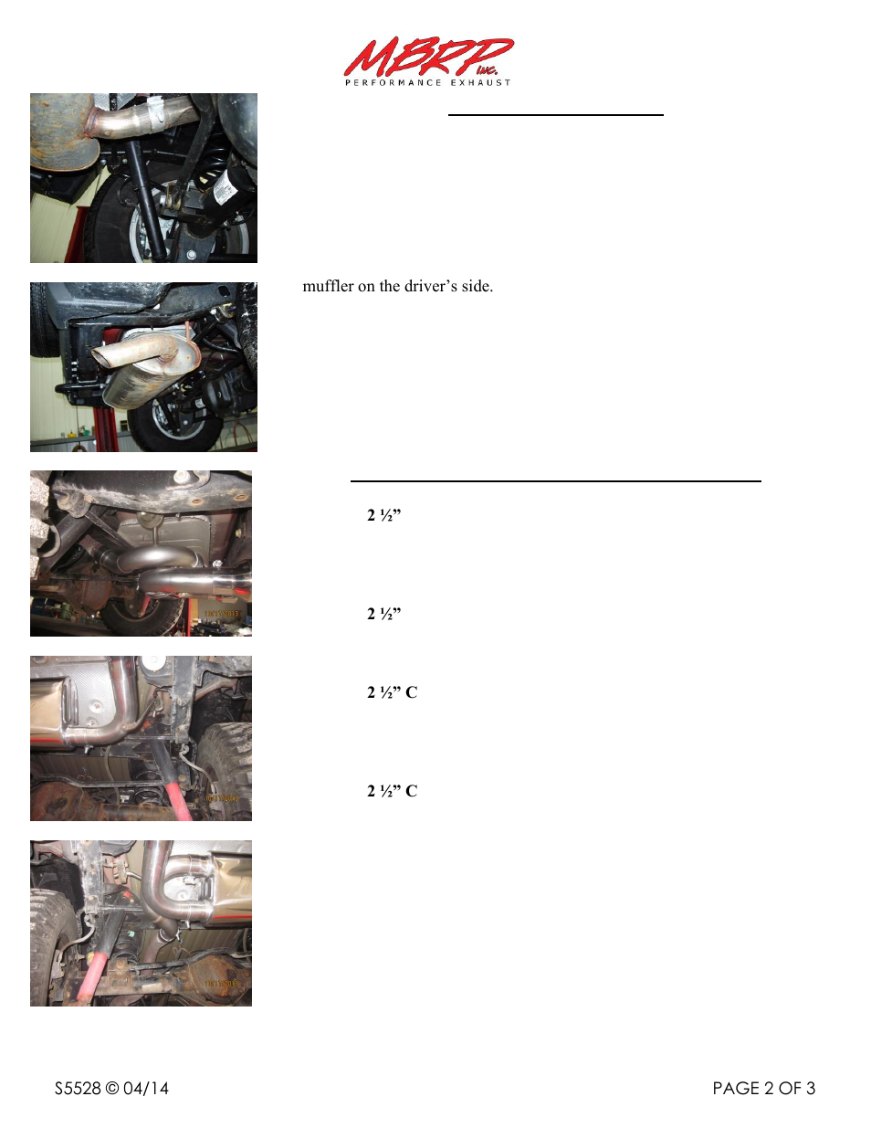 MBRP S5528 User Manual | Page 2 / 3