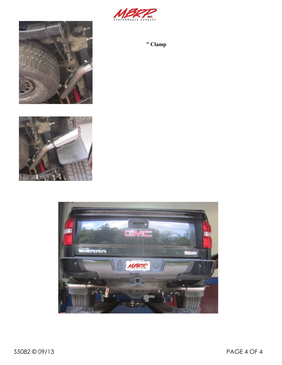 MBRP S5082 User Manual | Page 4 / 4