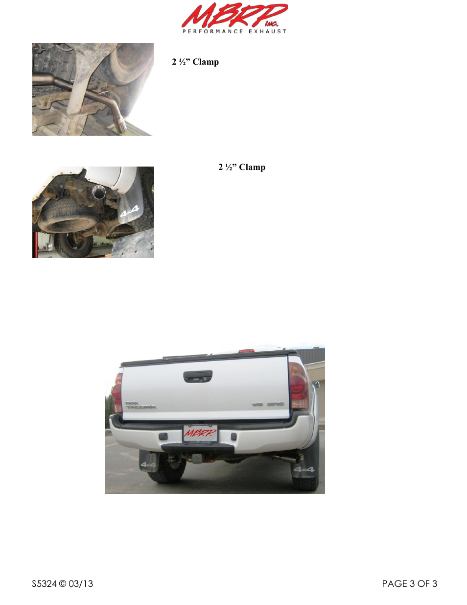 MBRP S5324 User Manual | Page 3 / 3