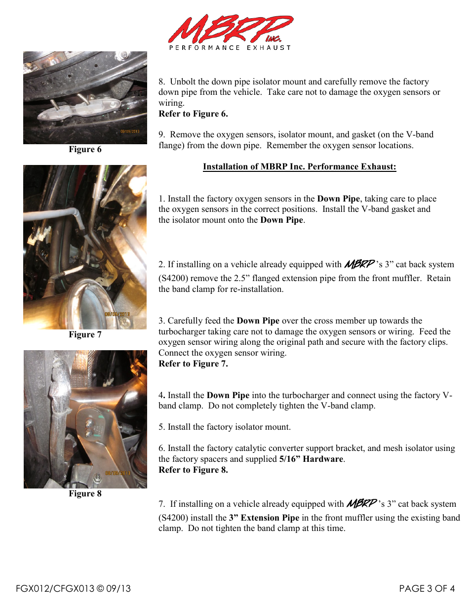 Mbrp | MBRP CFGX013 User Manual | Page 3 / 4