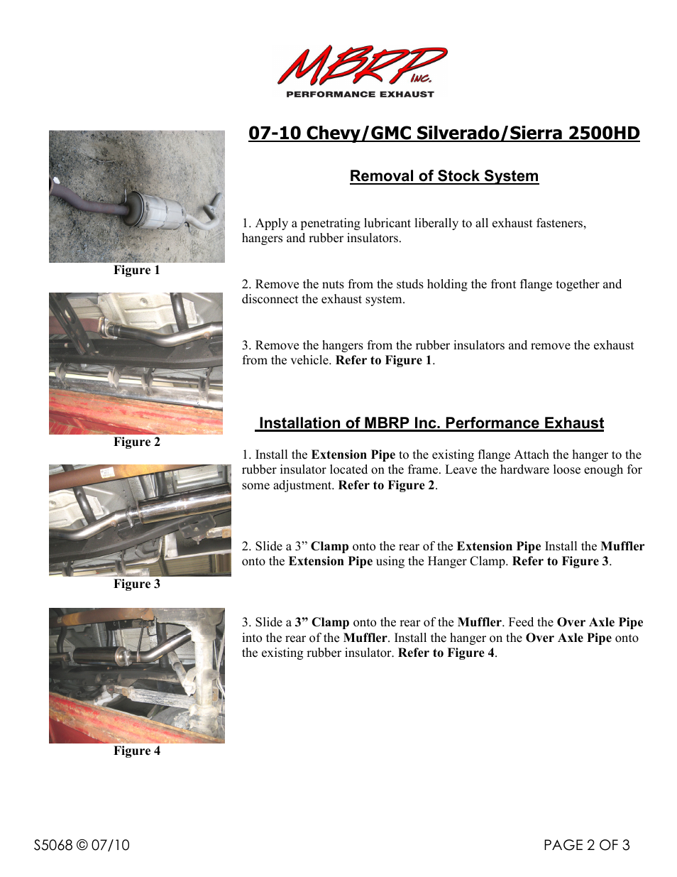 MBRP S5068 User Manual | Page 2 / 3