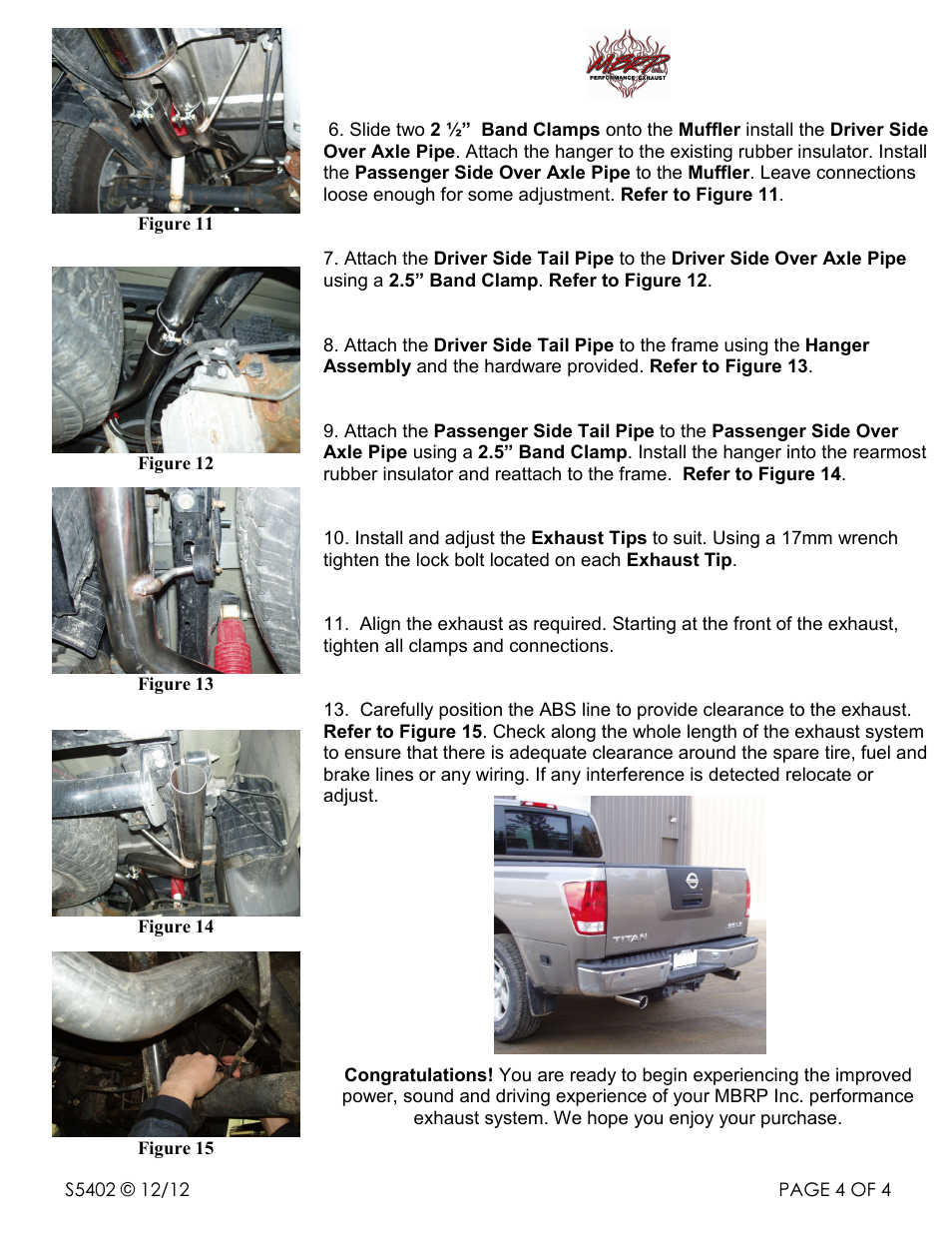 MBRP S5402 User Manual | Page 4 / 4