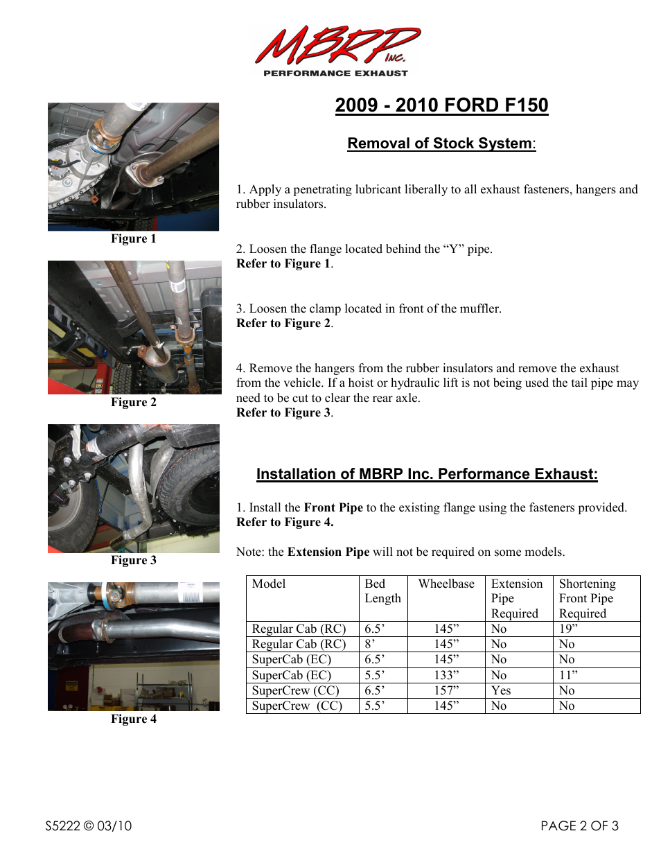 MBRP S5222 User Manual | Page 2 / 3