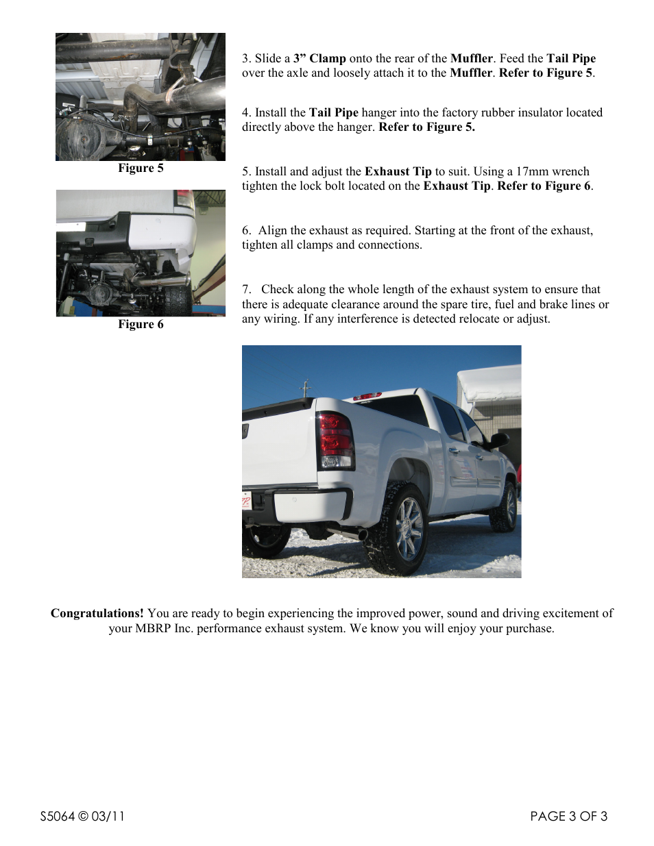 MBRP S5064 User Manual | Page 3 / 3