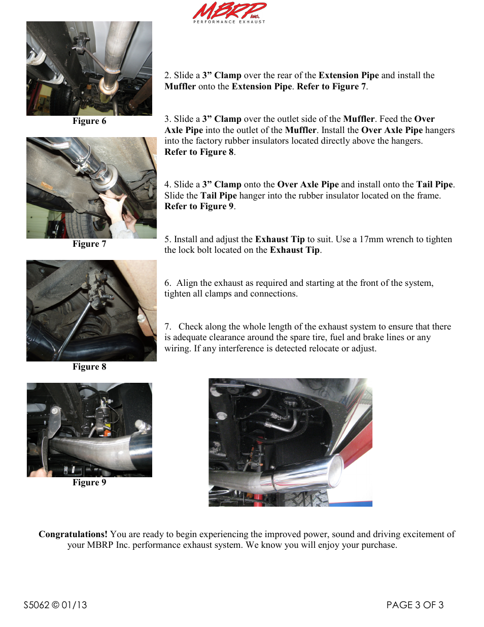 MBRP S5062 User Manual | Page 3 / 3