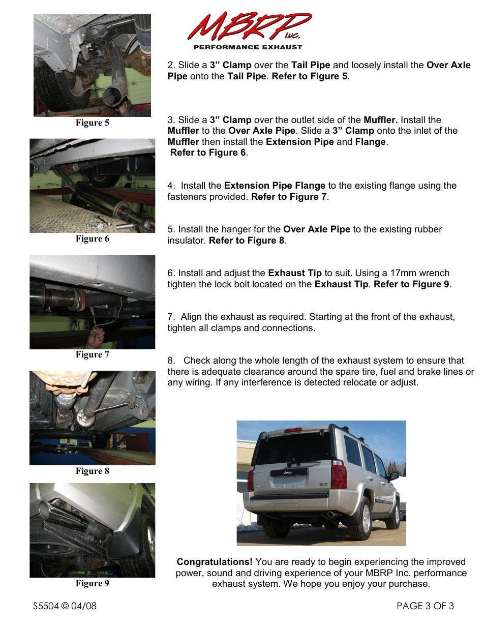 MBRP S5504 User Manual | Page 3 / 3