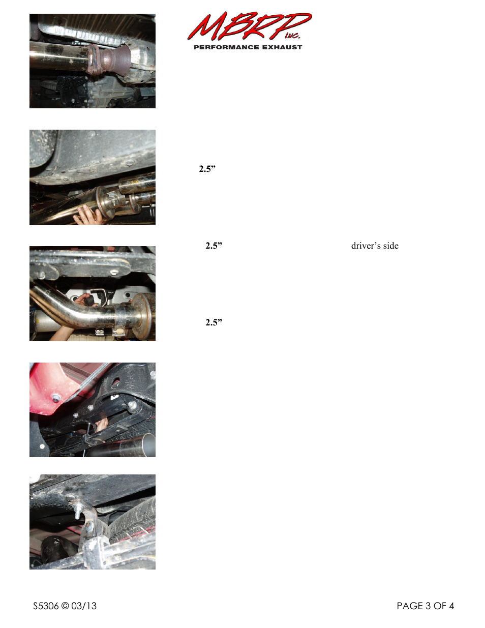 MBRP S5306 User Manual | Page 3 / 4