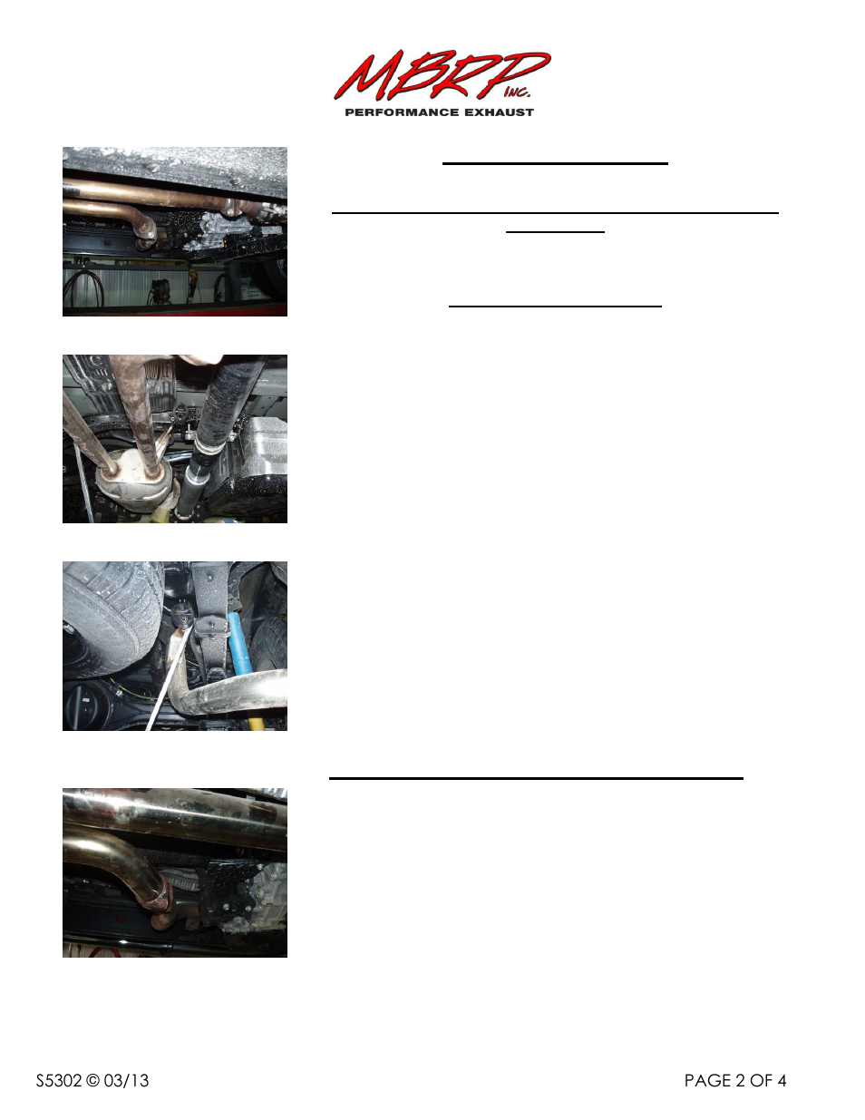Toyota tundra | MBRP S5302 User Manual | Page 2 / 4