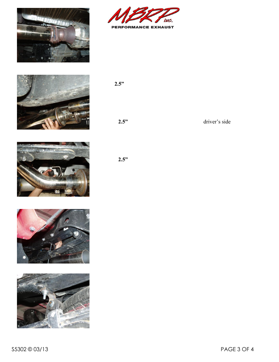 MBRP S5302 User Manual | Page 3 / 4