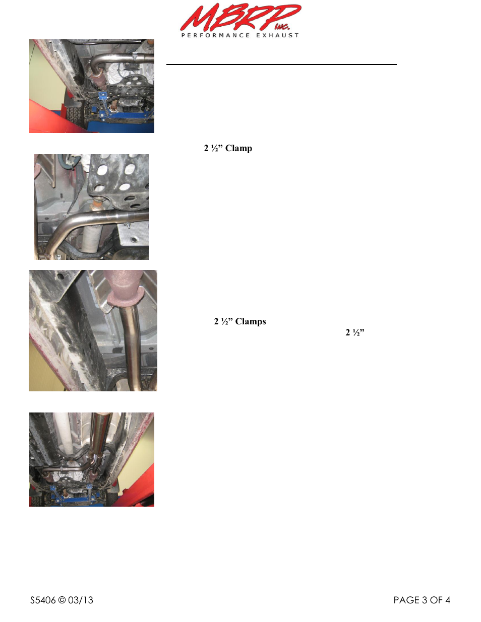 MBRP S5406 User Manual | Page 3 / 4