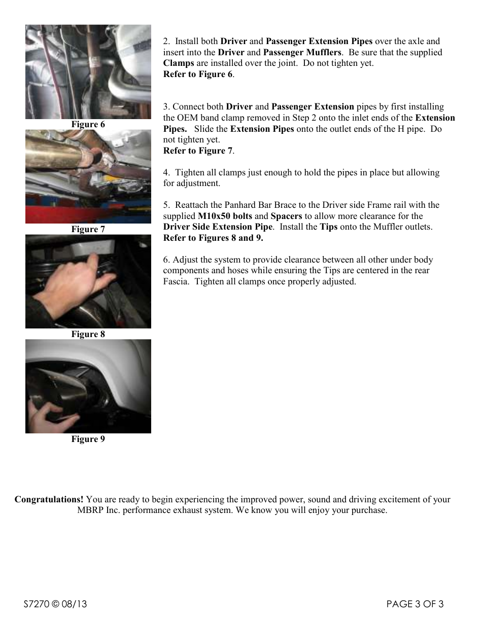 MBRP S7270 User Manual | Page 3 / 3