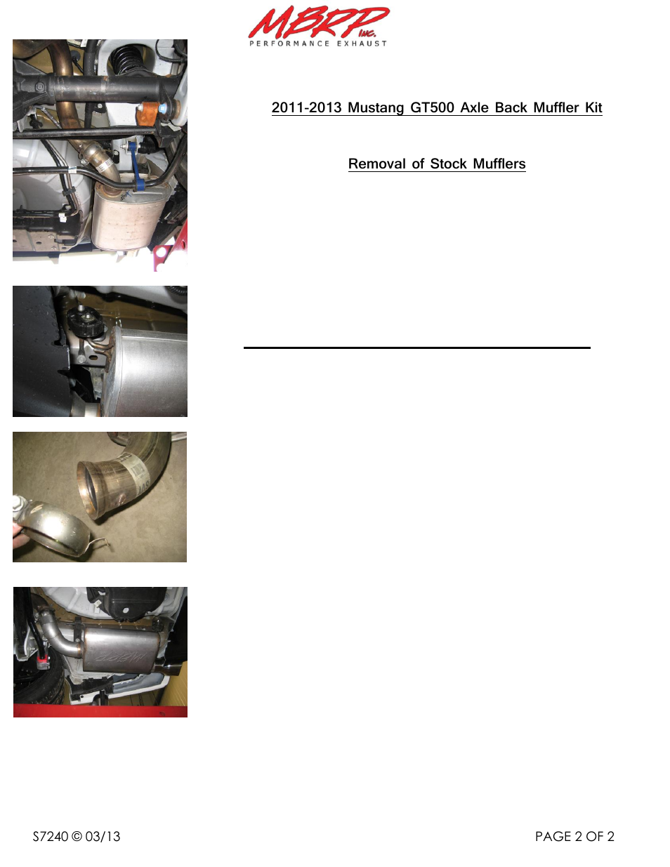 MBRP S7240 User Manual | Page 2 / 2