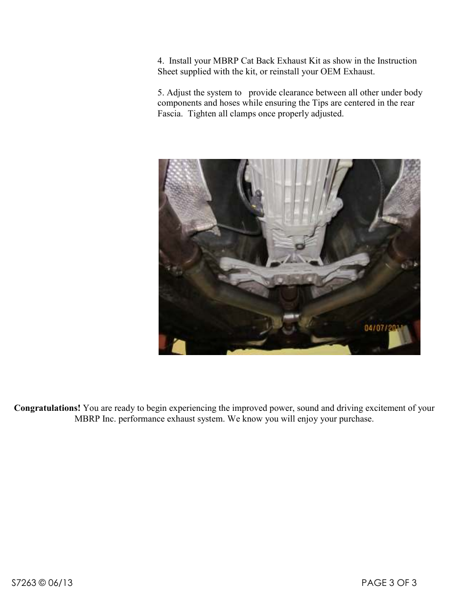 MBRP S7263 User Manual | Page 3 / 3