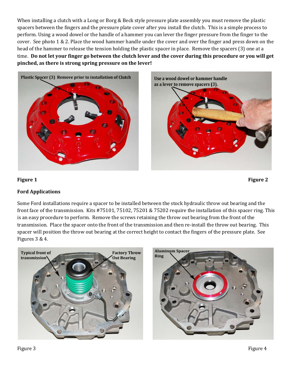 Mc Leod Pressure Plate User Manual | Page 3 / 4