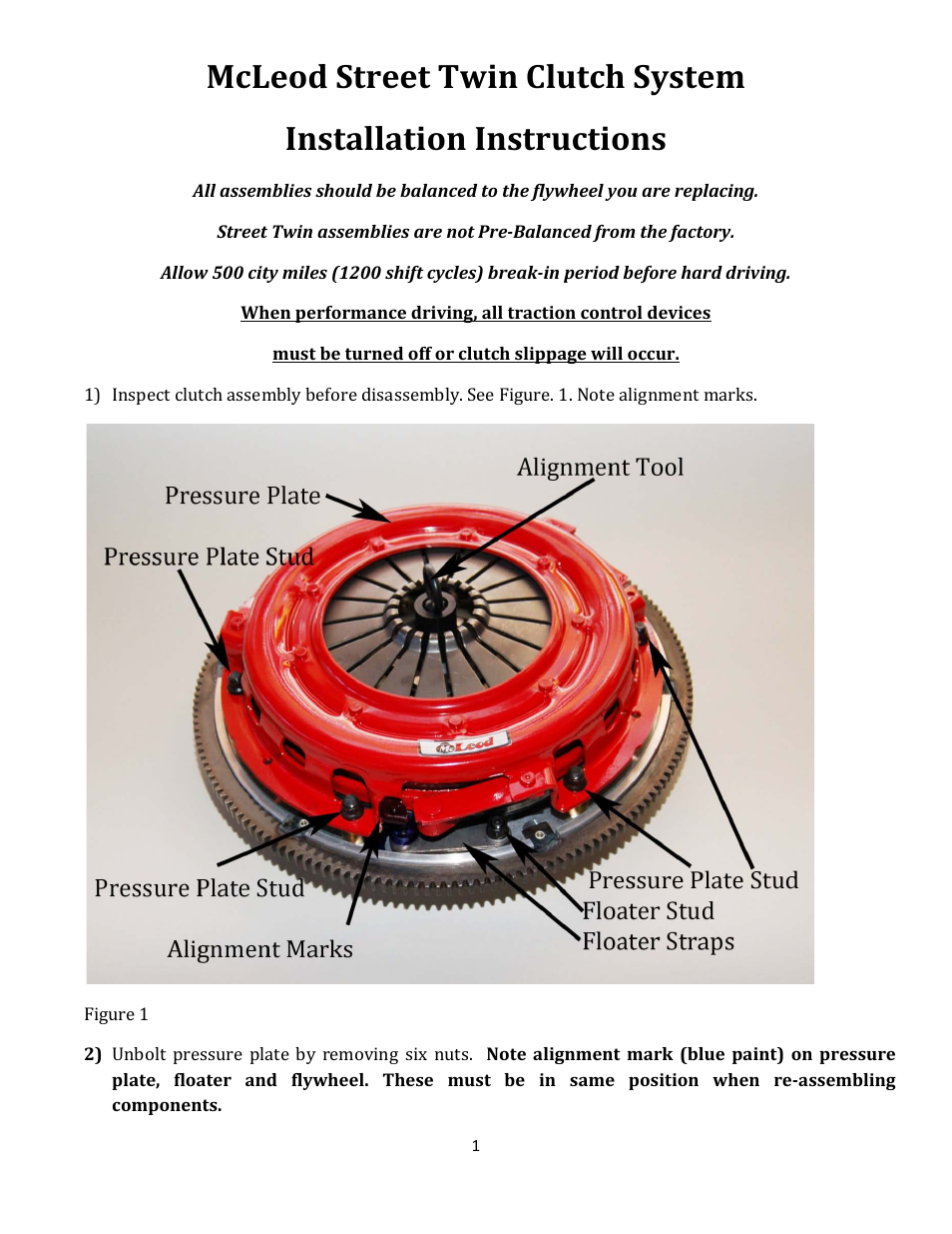 Mc Leod Original Street Twin User Manual | 4 pages