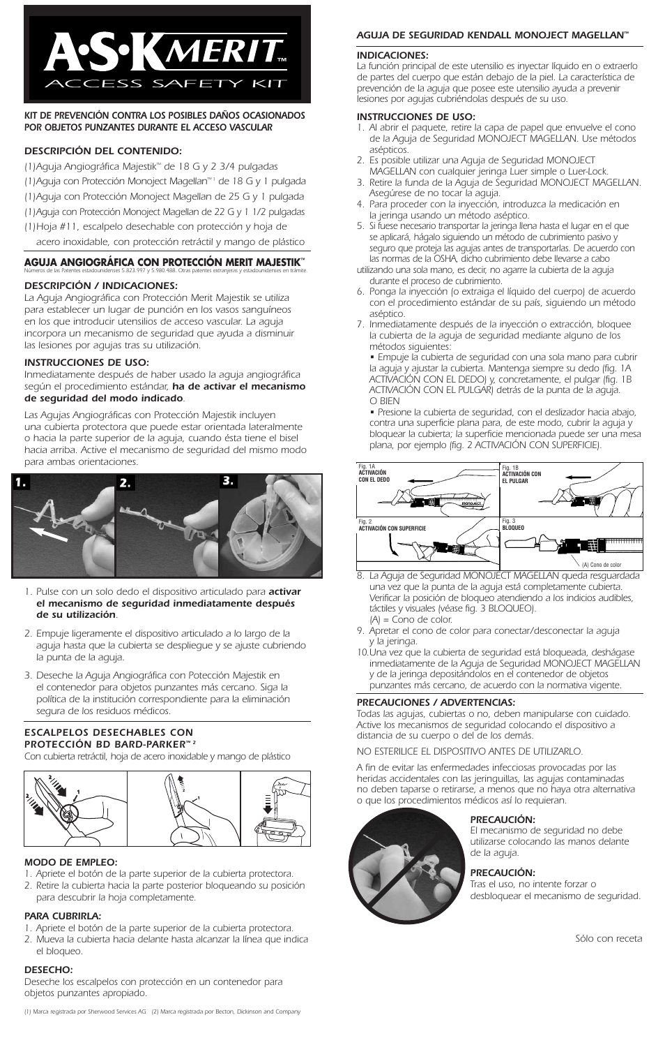 Merit Medical A-S-K Merit Access Safety Kit User Manual | Page 6 / 12