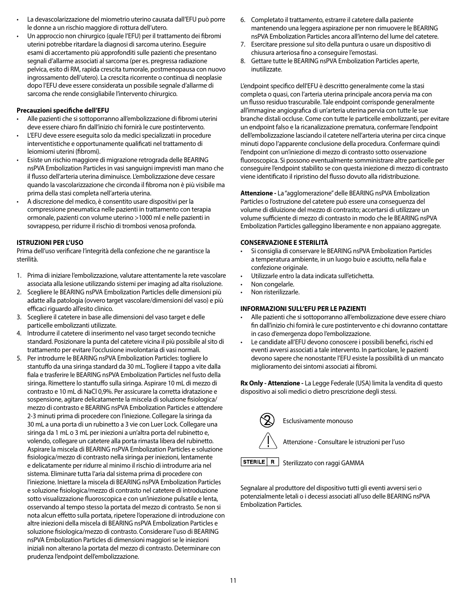 Merit Medical Bearing nsPVA User Manual | Page 11 / 72