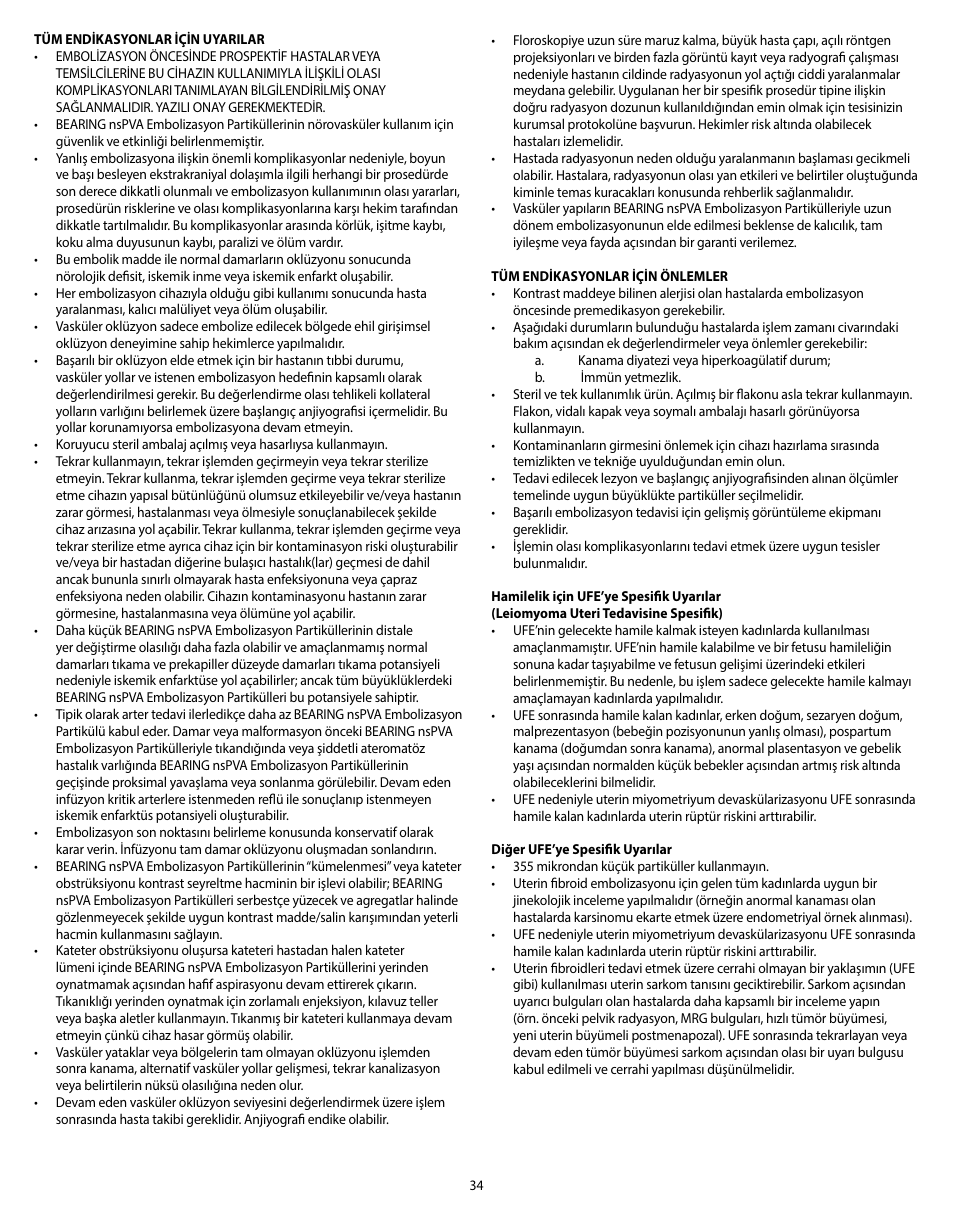 Merit Medical Bearing nsPVA User Manual | Page 34 / 72