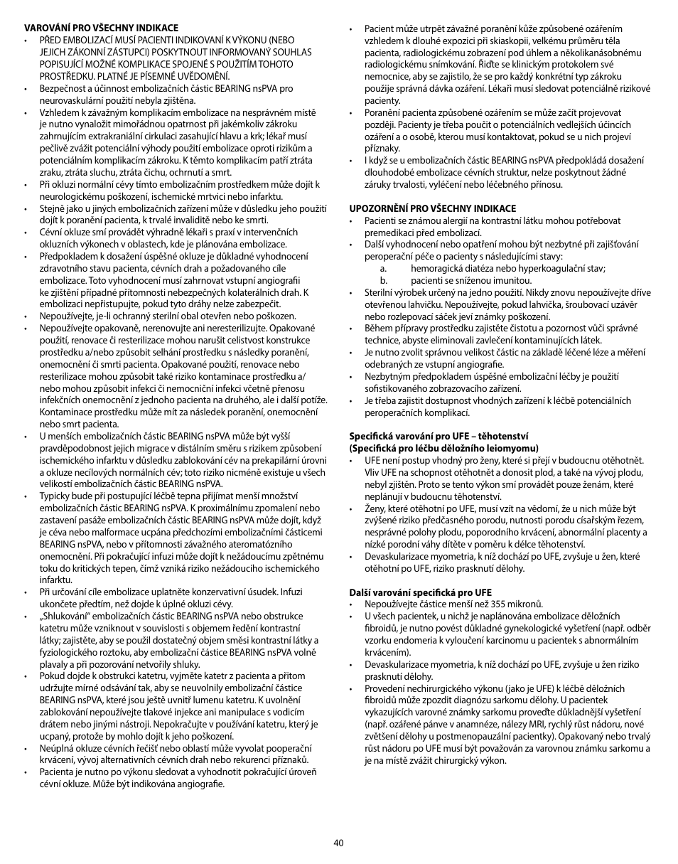 Merit Medical Bearing nsPVA User Manual | Page 40 / 72