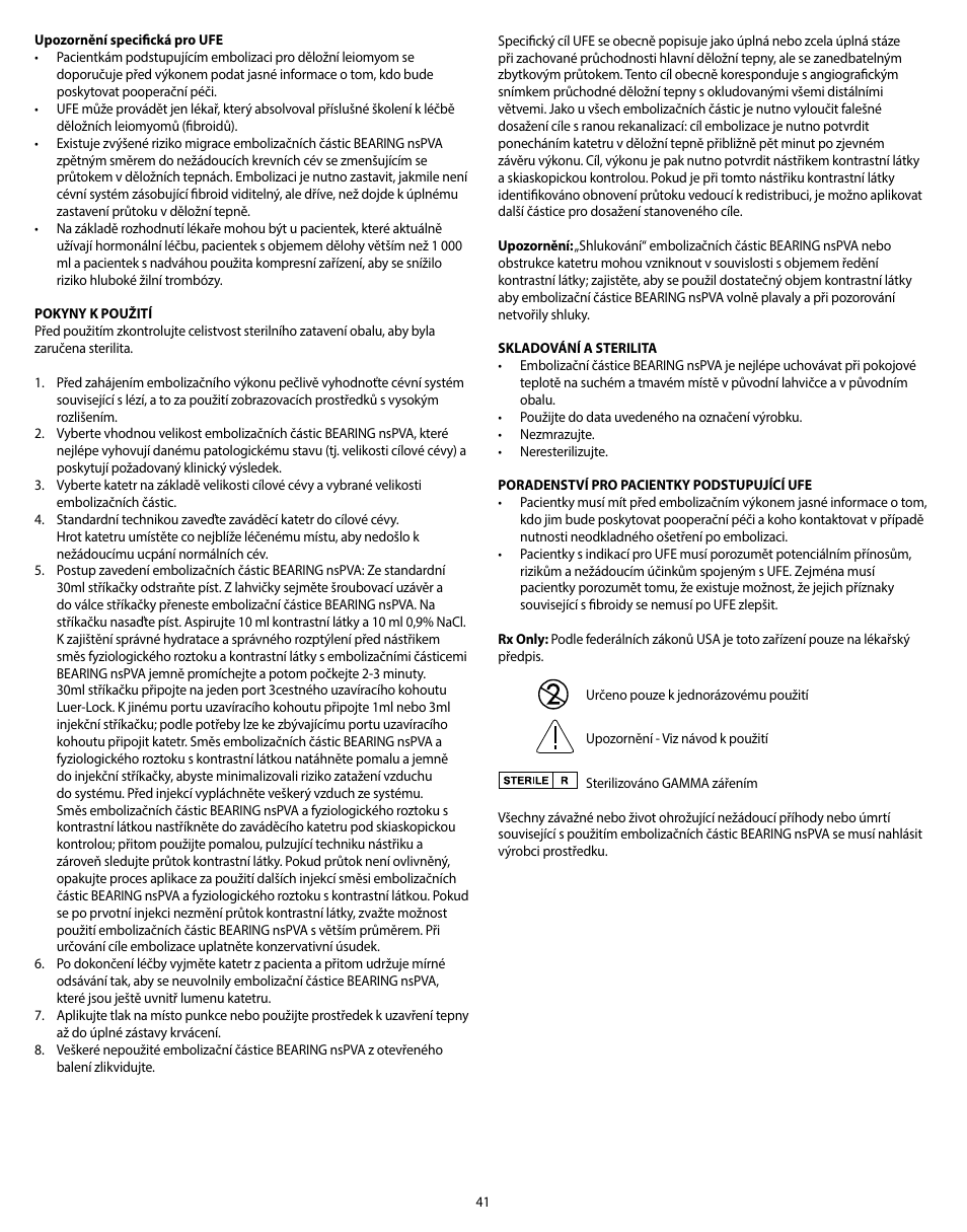 Merit Medical Bearing nsPVA User Manual | Page 41 / 72