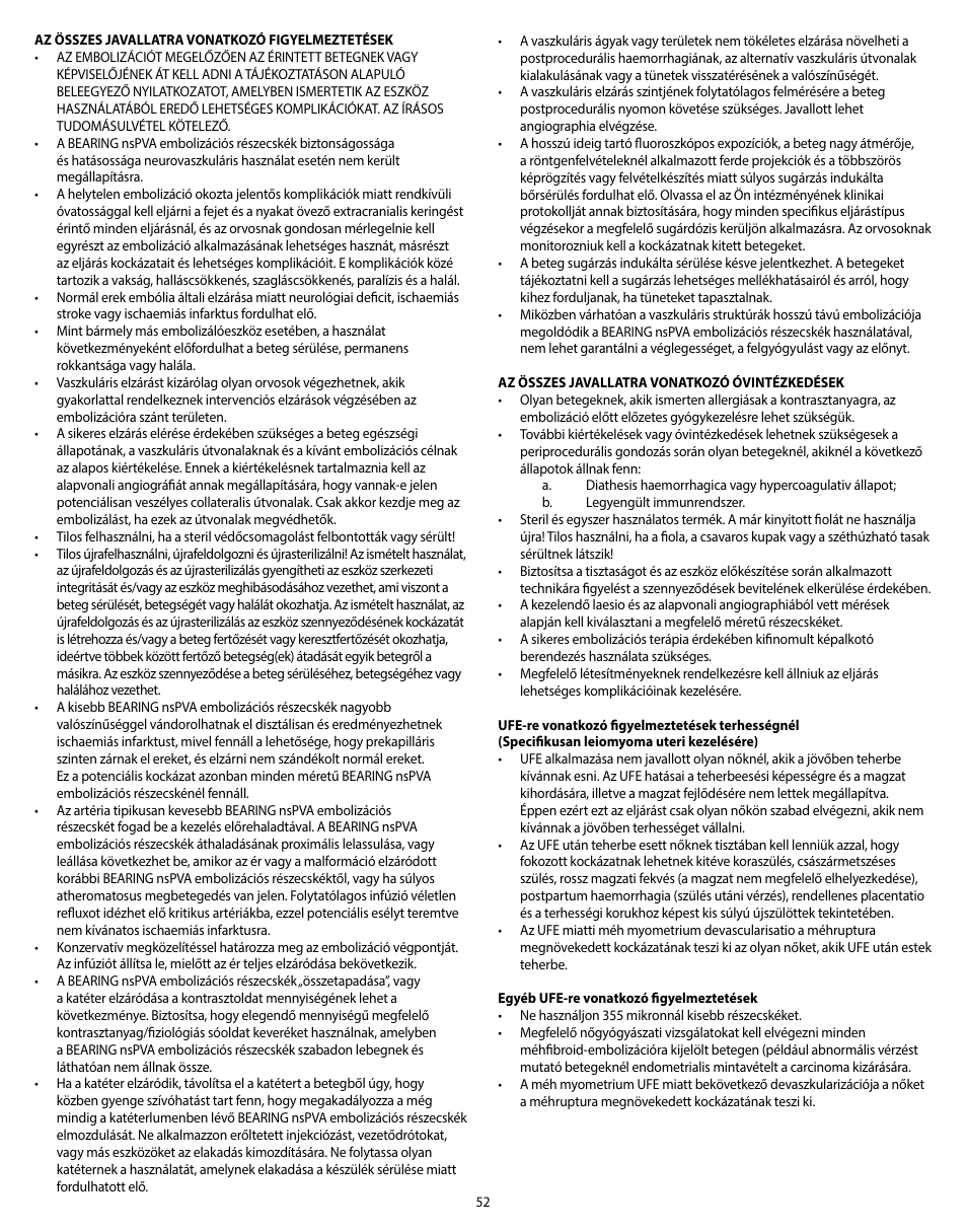 Merit Medical Bearing nsPVA User Manual | Page 52 / 72